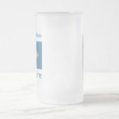 Delaware Flag Map City Tasse (Mittel)