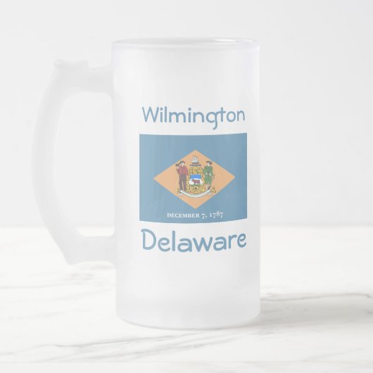 Delaware Flag Map City Tasse (Links)