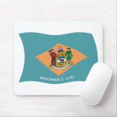 Delaware Flag Mousepad (Mit Mouse)