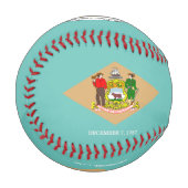 Delaware-Flagge Baseball (Vorderseite Links)