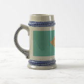 Delaware-Flagge Bierglas (Links)