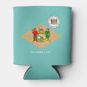 Delaware-Flagge Dosenkühler (Vorderseite)