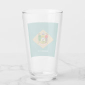 Delaware-Flagge Glas (Rückseite)