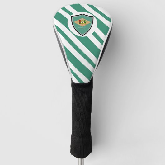 Delaware-Flagge Golf Headcover (Vorderseite)