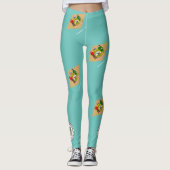 Delaware-Flagge Leggings (Vorderseite)