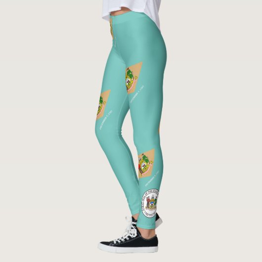Delaware-Flagge Leggings (Links)