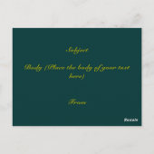 Delaware-Flagge Postkarte (Rückseite)