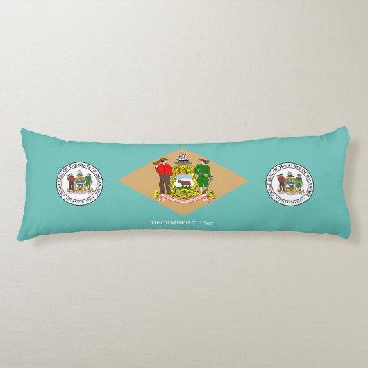 Delaware-Flagge Seitenschläferkissen (Vorderseite)