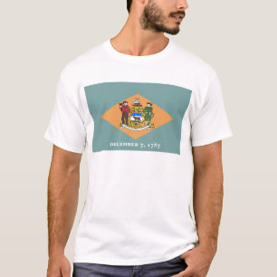 Delaware-Flagge T-Shirt