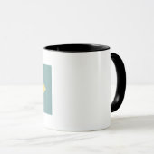 Delaware-Flagge Tasse (VorderseiteRechts)