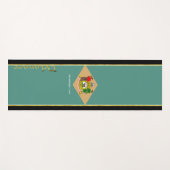 Delaware-Flagge Yogamatte (Vorderseite (Horizontal))