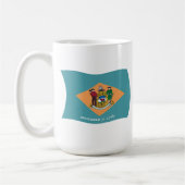 Delaware-Flaggen-Tasse Kaffeetasse (Links)