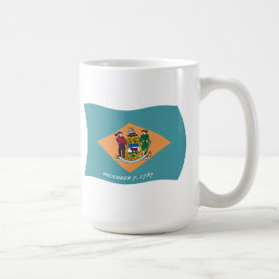 Delaware-Flaggen-Tasse Kaffeetasse