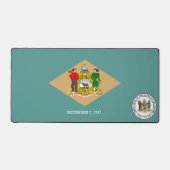 Delaware-Flaggensymbol Schreibtischunterlage (Vorderseite)