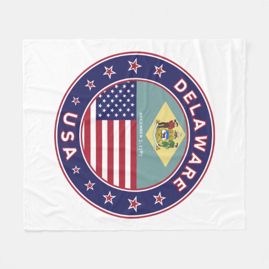 Delaware Fleecedecke (Vorderseite (Horizontal))