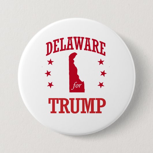 DELAWARE FÜR DONALD TRUMP BUTTON (Vorderseite)