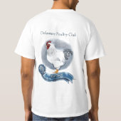 Delaware-Geflügel schlagen, MitgliedsT - Shirt mit (Rückseite)