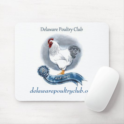 Delaware-Geflügel schlagen Mousepad mit einer (Mit Mouse)