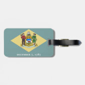 Delaware Gepäckanhänger (Rückseite horizontal)