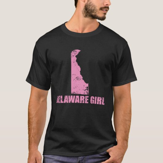 Delaware Girl USA America State T-Shirt (Vorderseite)