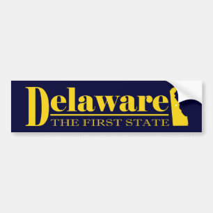 Delaware-Gold Autoaufkleber