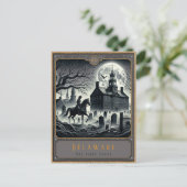 Delaware | Gothic Art Postkarte (Stehend Vorderseite)
