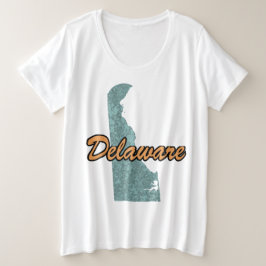 Delaware Große Größe T-Shirt