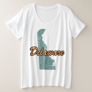 Delaware Große Größe T-Shirt