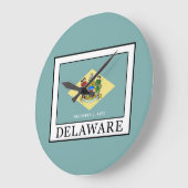 Delaware Große Wanduhr (Winkel)