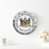 Delaware Große Wanduhr (Zuhause)