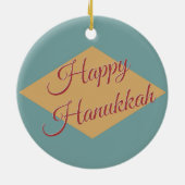 Delaware Hanukkah Keramik Ornament (Hinten)