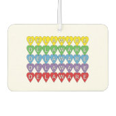 Delaware Hearful Colorful Autolufterfrischer (Vorderseite)