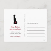 Delaware Holiday Moving Ankündigung Postkarte (Rückseite)