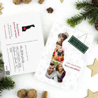 Delaware Holiday Moving Ankündigung Postkarte