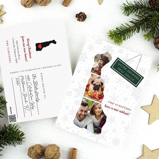 Delaware Holiday Moving Ankündigung Postkarte