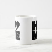 Delaware Home Heart State Mug oder Travel Mug Kaffeetasse (Mittel)