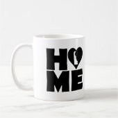 Delaware Home Heart State Mug oder Travel Mug Kaffeetasse (Links)