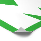 Delaware Home Heart State Poster Sign (Ecke)