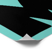 Delaware Home Heart State Poster Sign (Ecke)