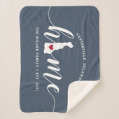 Delaware Home State Personalized Sherpadecke (Vorderseite)