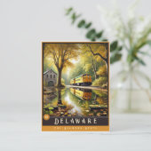 Delaware | Hyperrealistische Postkarte des Bundess (Stehend Vorderseite)