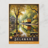 Delaware | Hyperrealistische Postkarte des Bundess (Vorderseite)