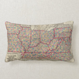 Delaware, Illinois, Indiana und Iowa Lendenkissen