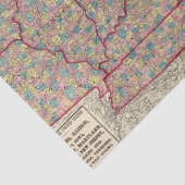 Delaware, Illinois, Indiana und Iowa Seidenpapier (Ausschnitt)