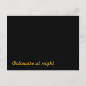 Delaware in der Nacht Postkarte (Vorderseite)
