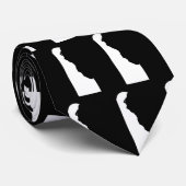 Delaware in Weiß und Schwarz Krawatte (Gerollt)