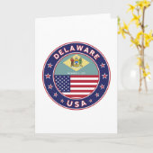 Delaware Karte (Gelbe Blume)