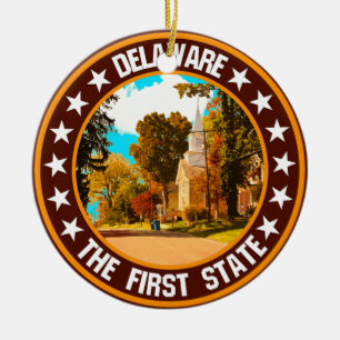 Delaware Keramik Ornament