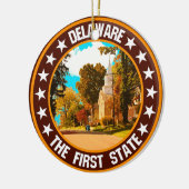 Delaware Keramik Ornament (Links)