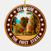 Delaware Keramik Ornament (Hinten)